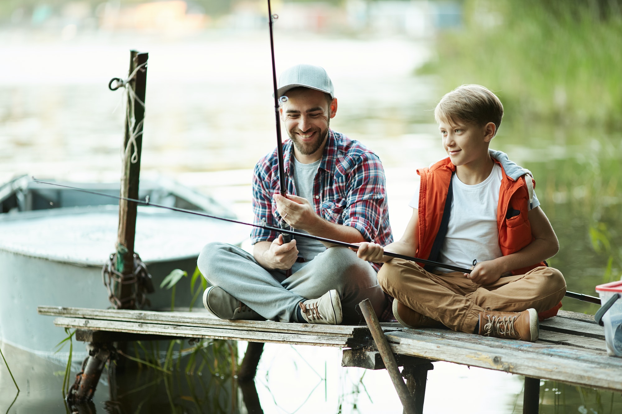 Fishing on the pier